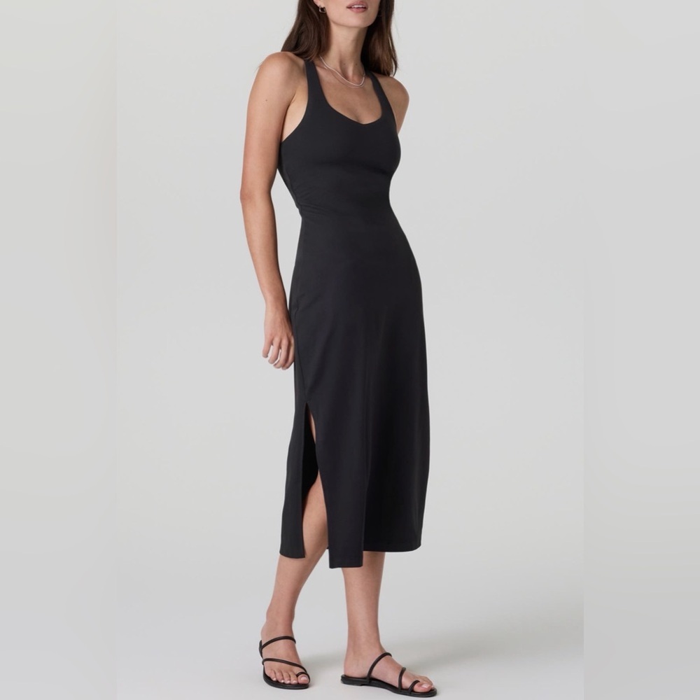 Vuori Halo Racerback Midi Tank Dress XS B551